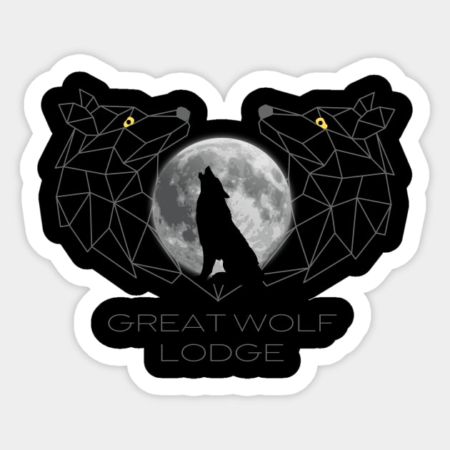 Great Wolf Lodge Sticker by mkhriesat